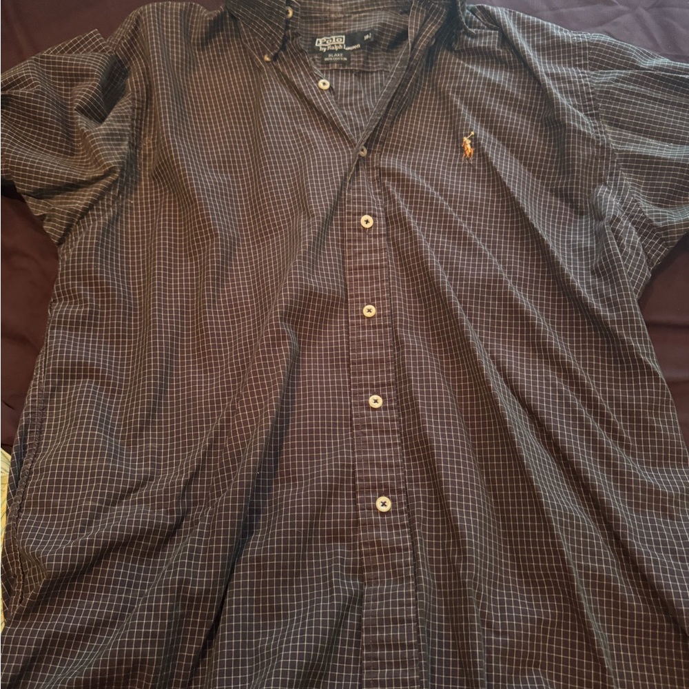 Polo by Ralph Lauren Black Casual Button Down Shirt